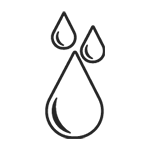 Drawing of Water Drops