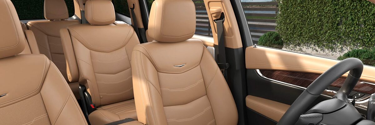 Luxurious Tan Seats Inside the New Cadillac XT6