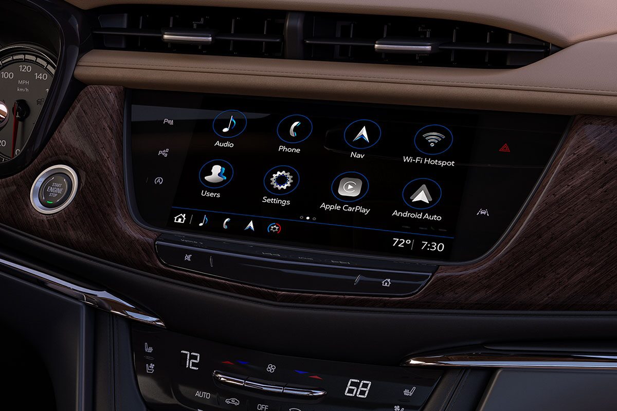 8" Multi-Touch Color Screen in the New Cadillac XT6